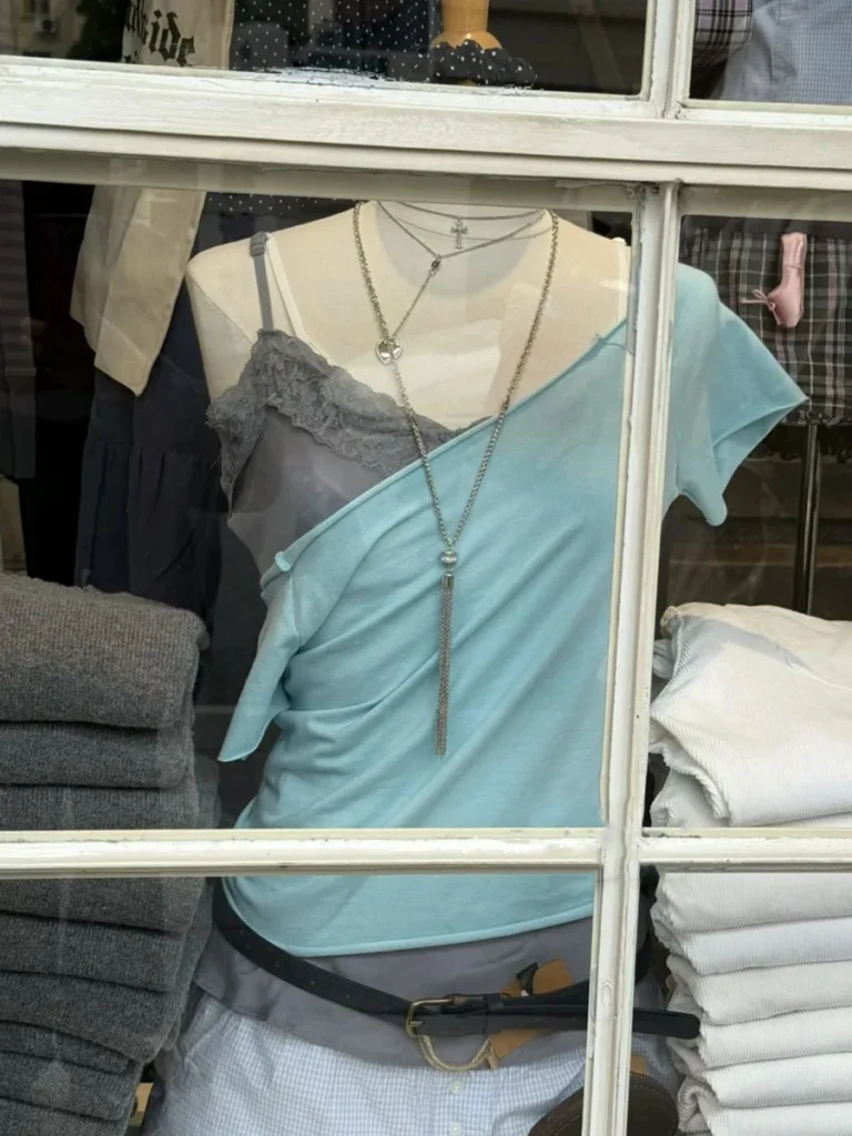 Women's Slash Neck Cotton Crop Tee