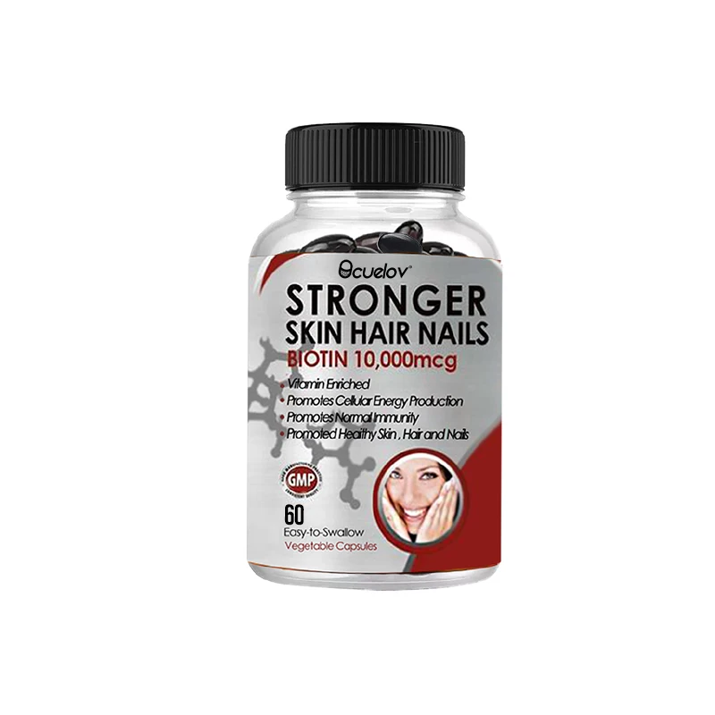 High-Potency 10,000 mcg Biotin Capsules with Collagen & Keratin – Supports Hair, Skin & Nails - Image 8