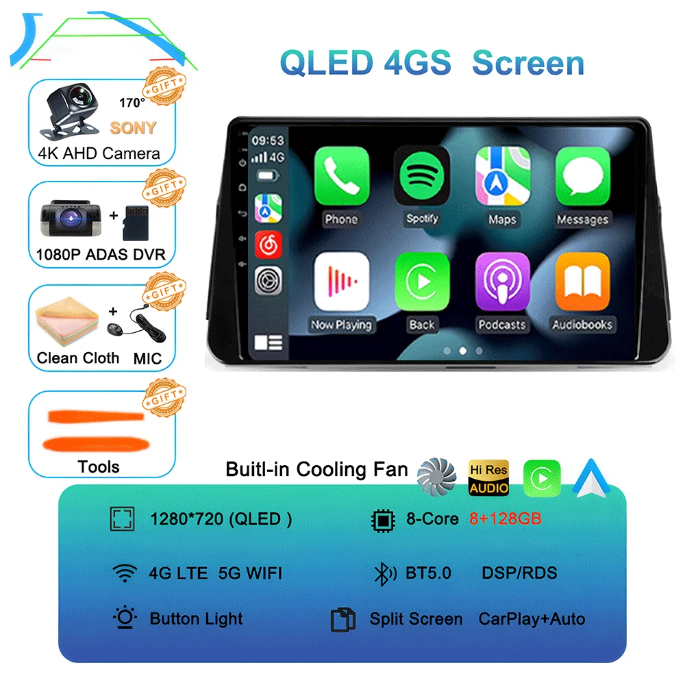 Android 16 For Nissan Kicks P15 2017 - 2021 Car Radio Multimedia Video Player Navigation Stereo GPS Autoradio Carplay NO DVD - Image 16