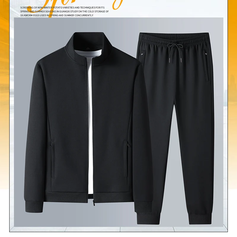 Men's Cotton Polyester Tracksuit Set - Image 3