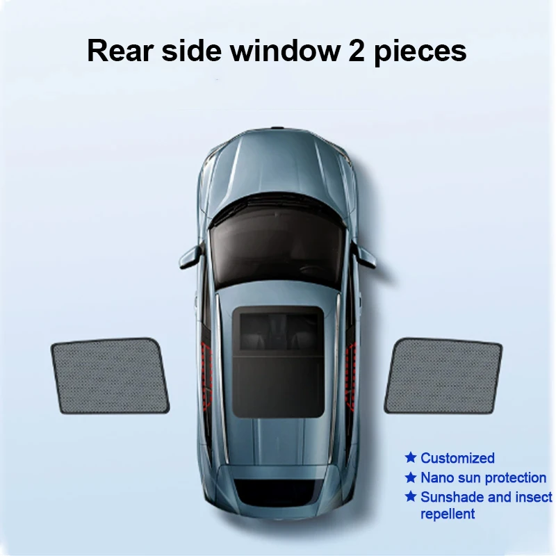 Magnetic Mesh Window Sunshades for Leapmotor B10 - view 10