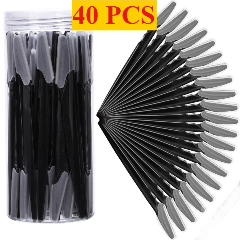 Eyebrow Razor Blade Set – Plastic Safe, 12/30/40/66 pcs - Image 2