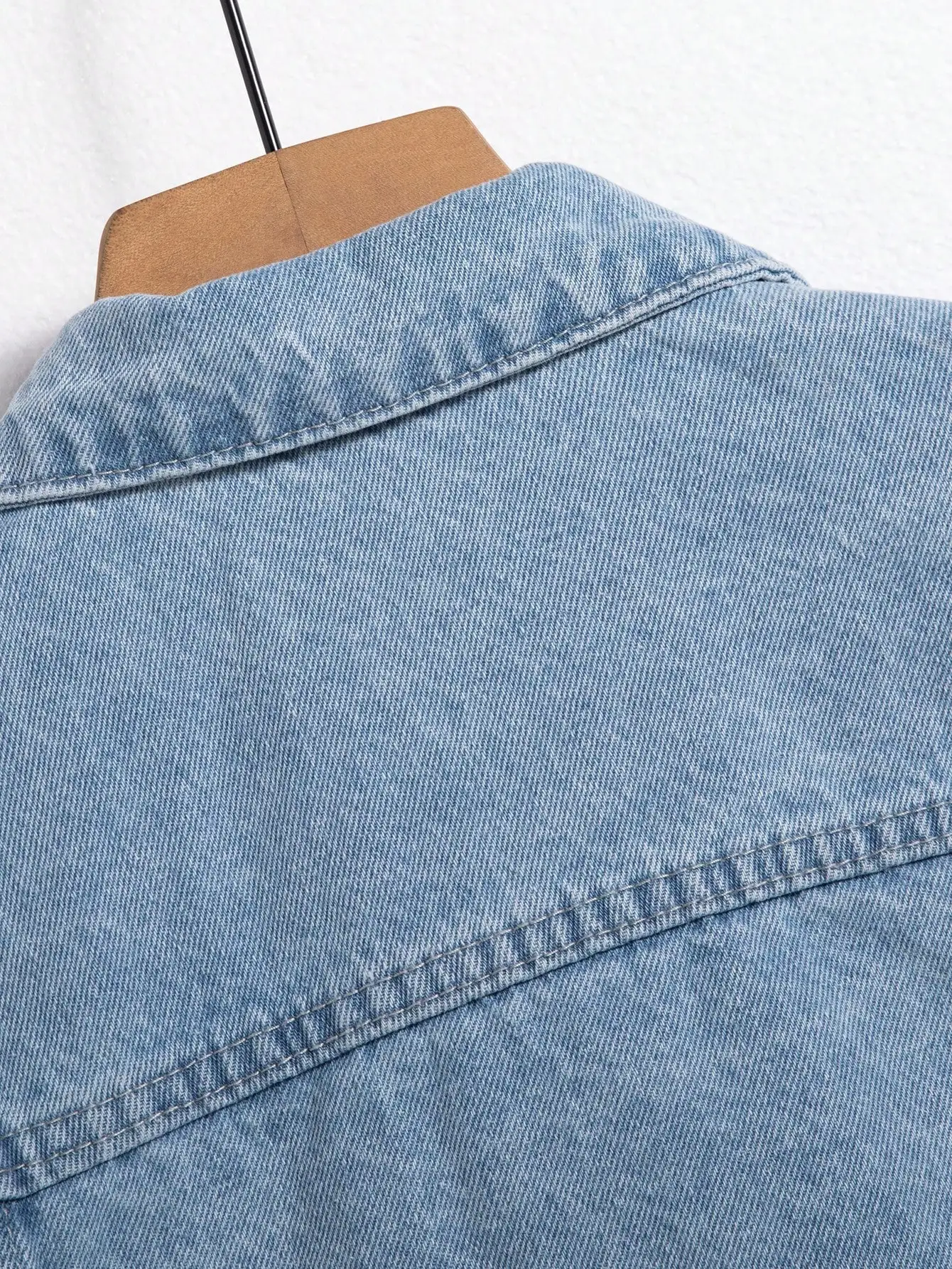 Men's Cotton Denim Jacket for Spring/Autumn - Image 4