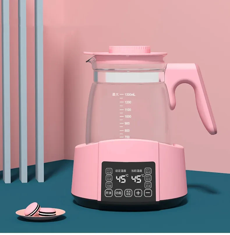 1.3L Glass Electric Kettle – 6 Heating Modes, Temp Set, 24h Keep Warm - Image 7