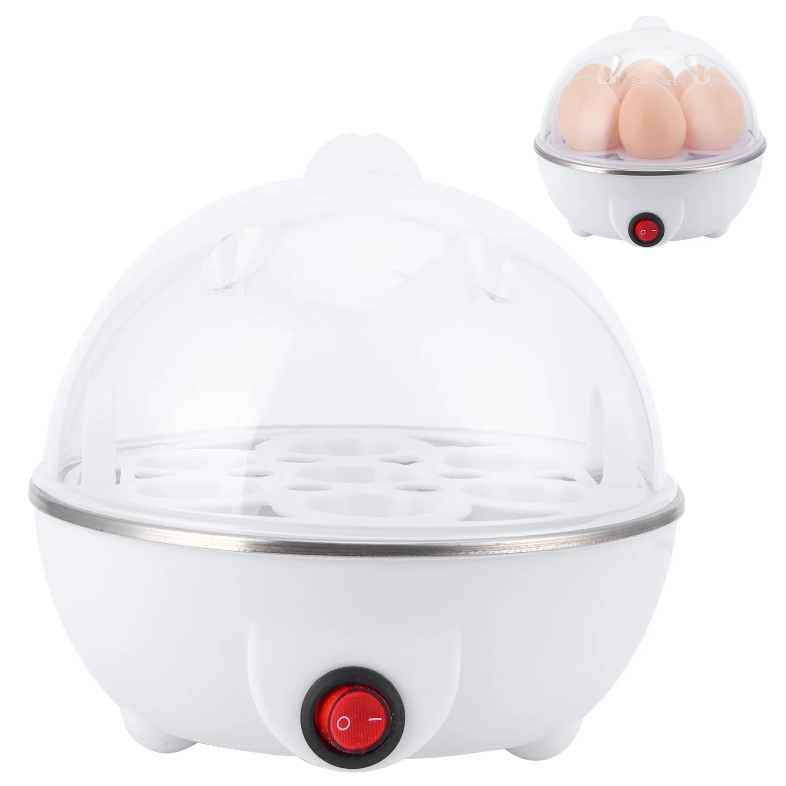 Romellar 350W Electric Egg Boiler – BPA‑Free PP, Single‑Serve - Image 4