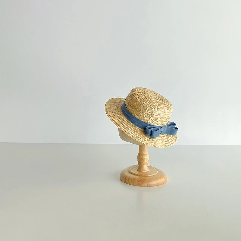 Straw Summer Kids Sun Hat with Wide Brim and Adjustable Strap, 48-52 cm - Image 19
