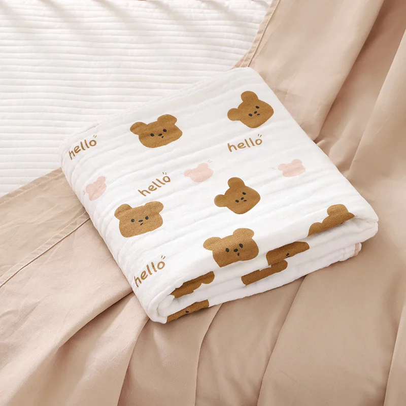 4-Layer Cotton Baby Blanket & Towel - Image 11