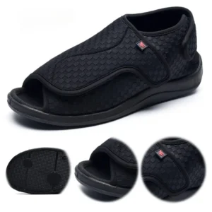 Extra‑Wide Diabetic Sandals, Hook‑Loop Closure, Air‑Mesh, EVA Insole