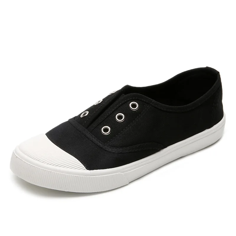 Women's Canvas Slip-On Loafer with EVA Insole – Korean Style Flat - Image 14