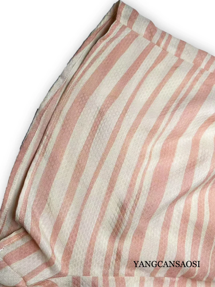 Women's Silk Cotton Striped Shorts - view 3