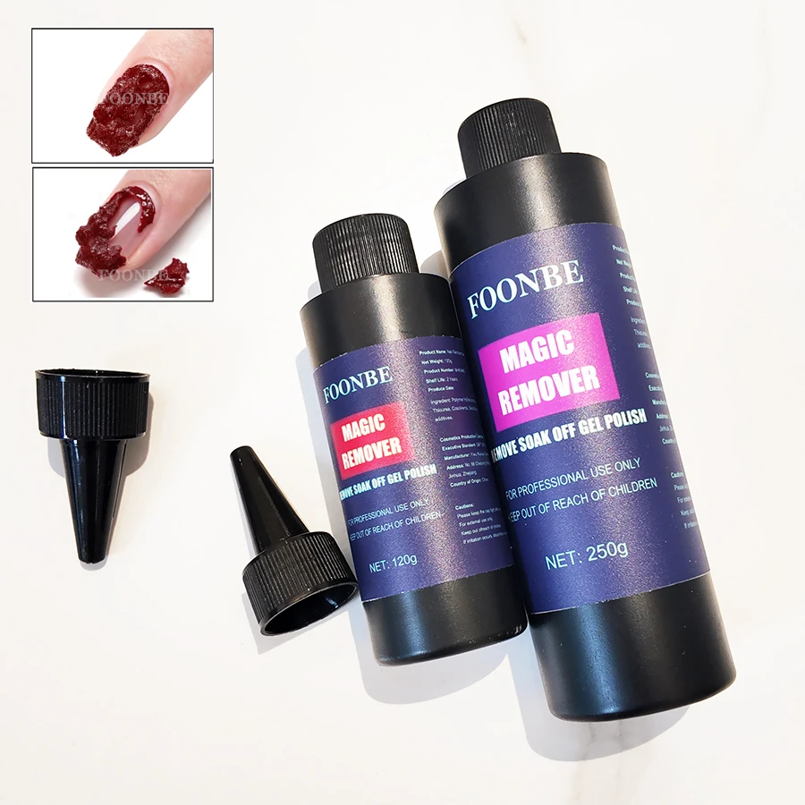 Foonbe Gel Nail Polish Remover – 120g/250g Fast‑Acting Peel‑Off Formula