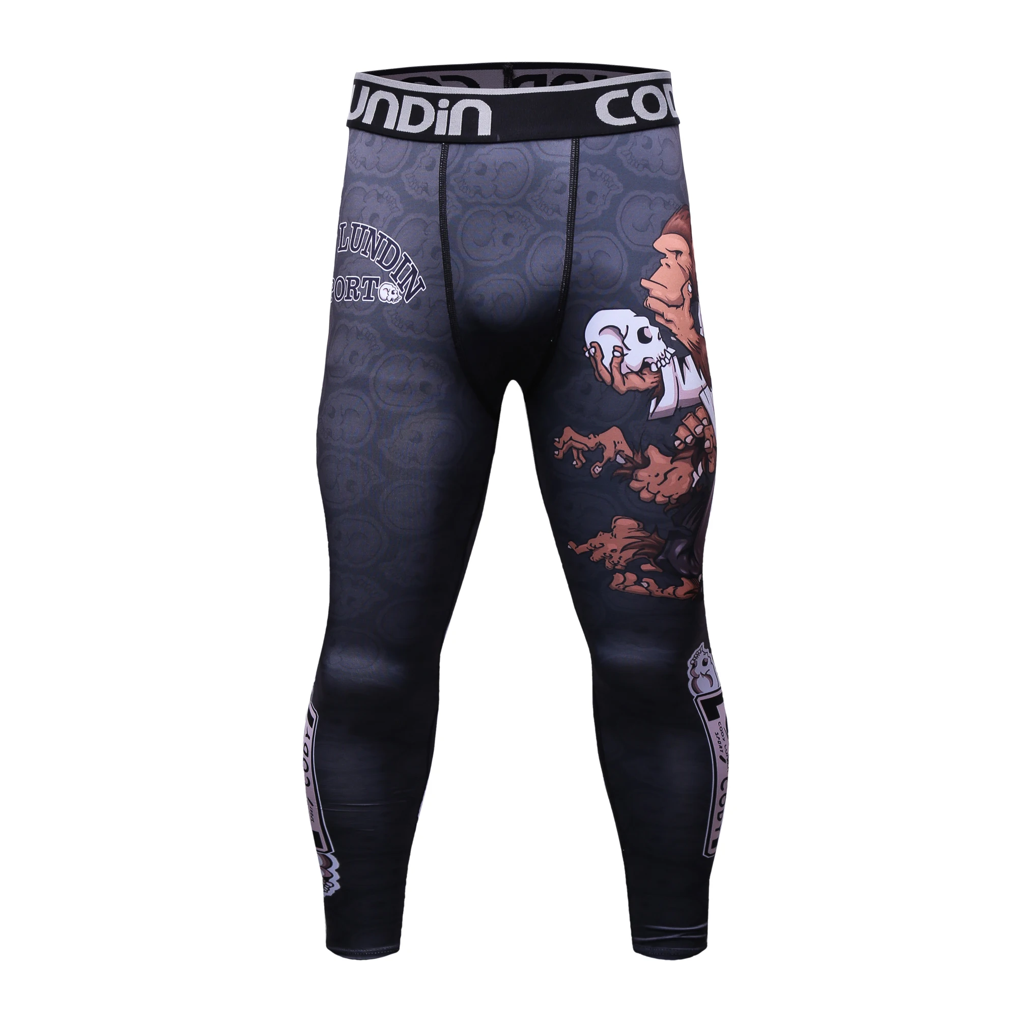Men's BJJ Spats Leggings - Moisture Wicking Polyester - Image 12