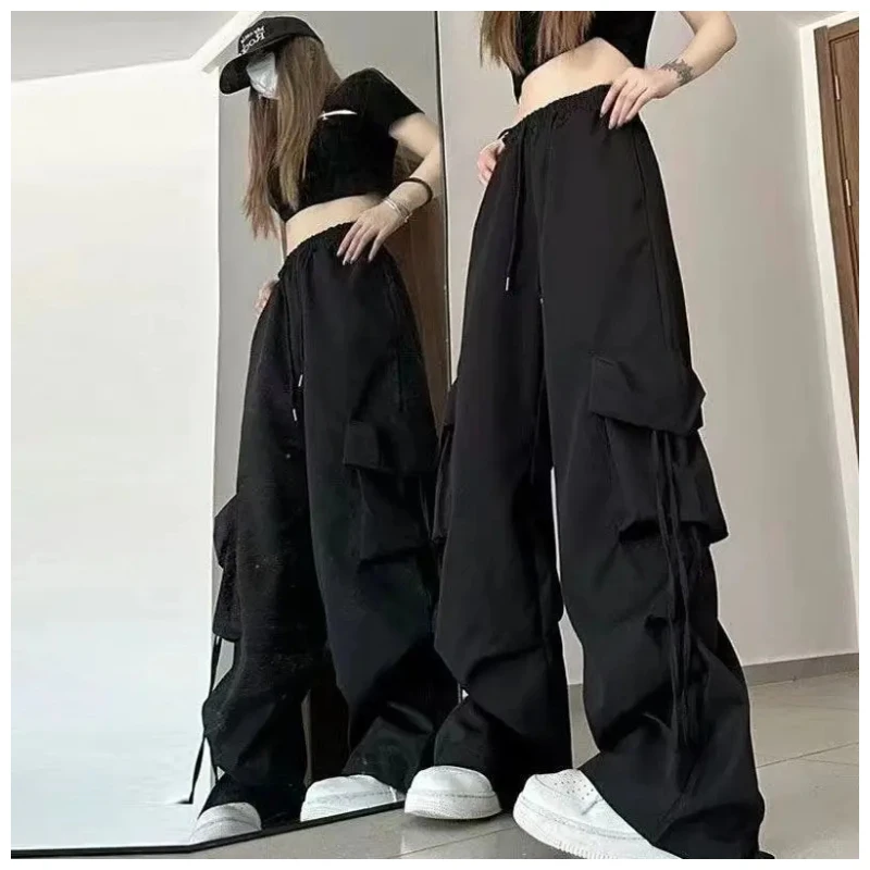Women's Spring Summer Loose Hollow Out Butterfly T-Shirts Sling Cargo Pants Three Piece Set Lady Fashion Tops Vest Trousers Suit - Image 4