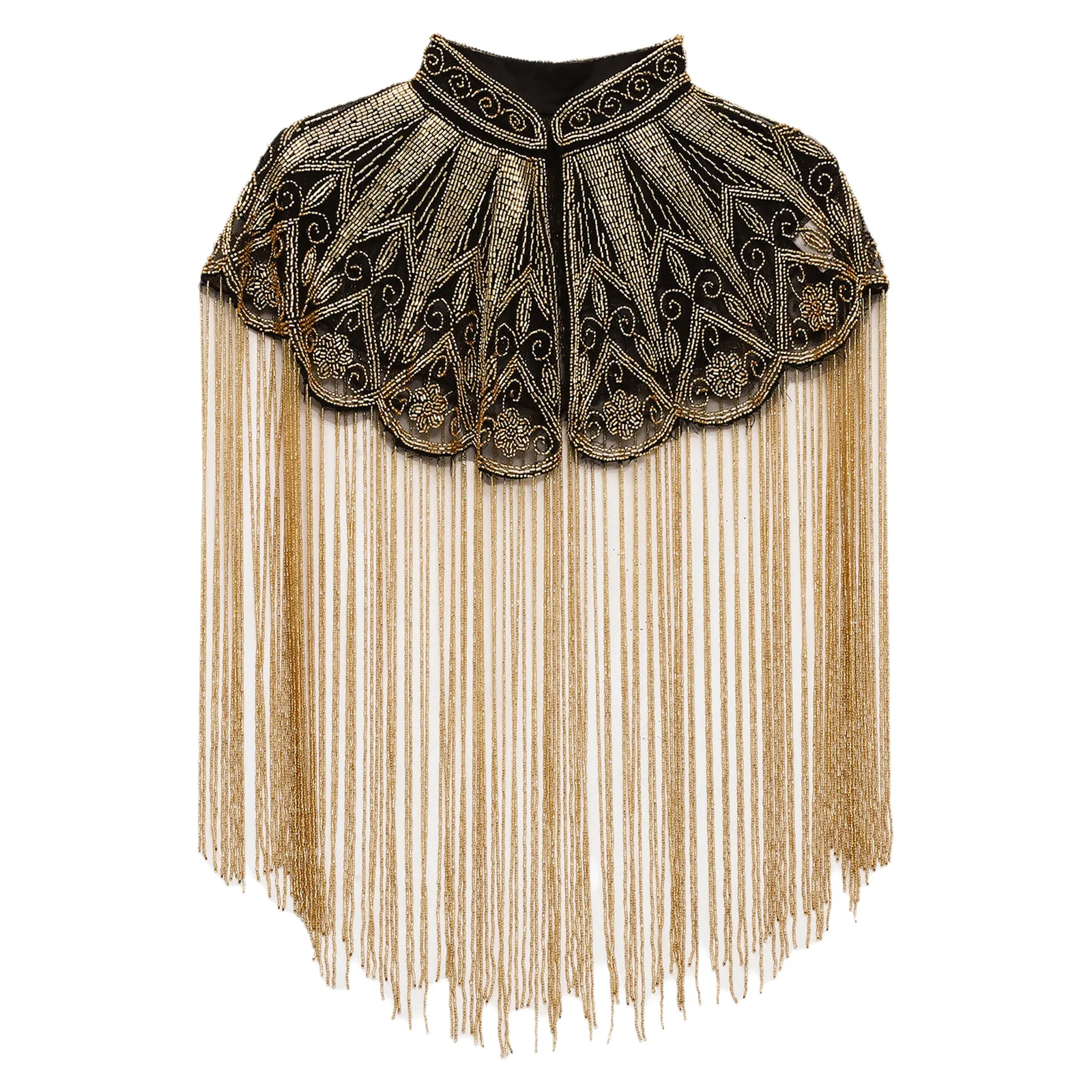 Women's 1920s Beaded Fringe Shawl - view 9