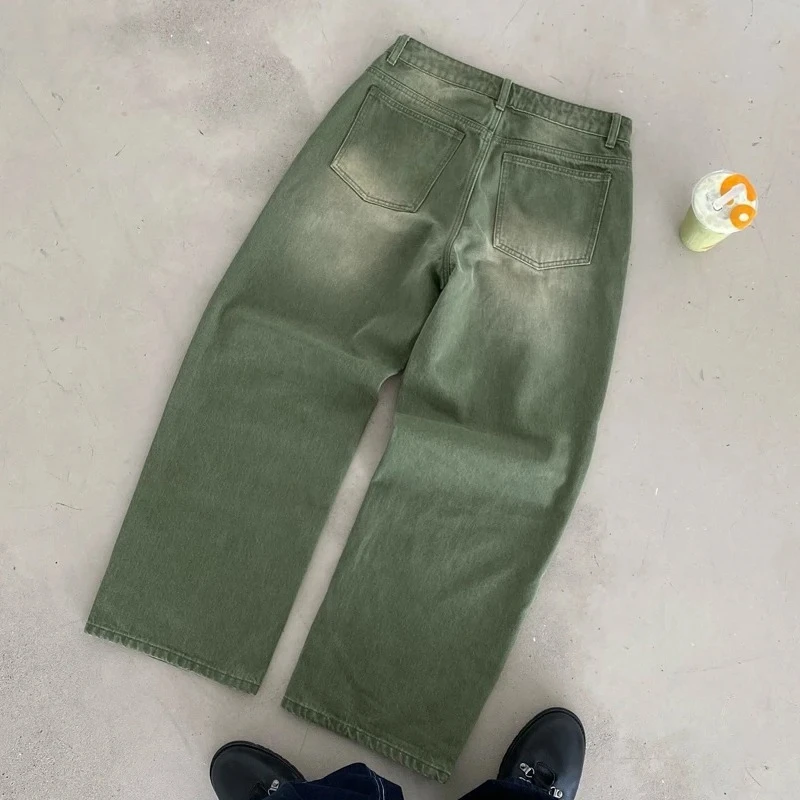 Y2K Retro Denim Jeans with Embroidery - Image 6