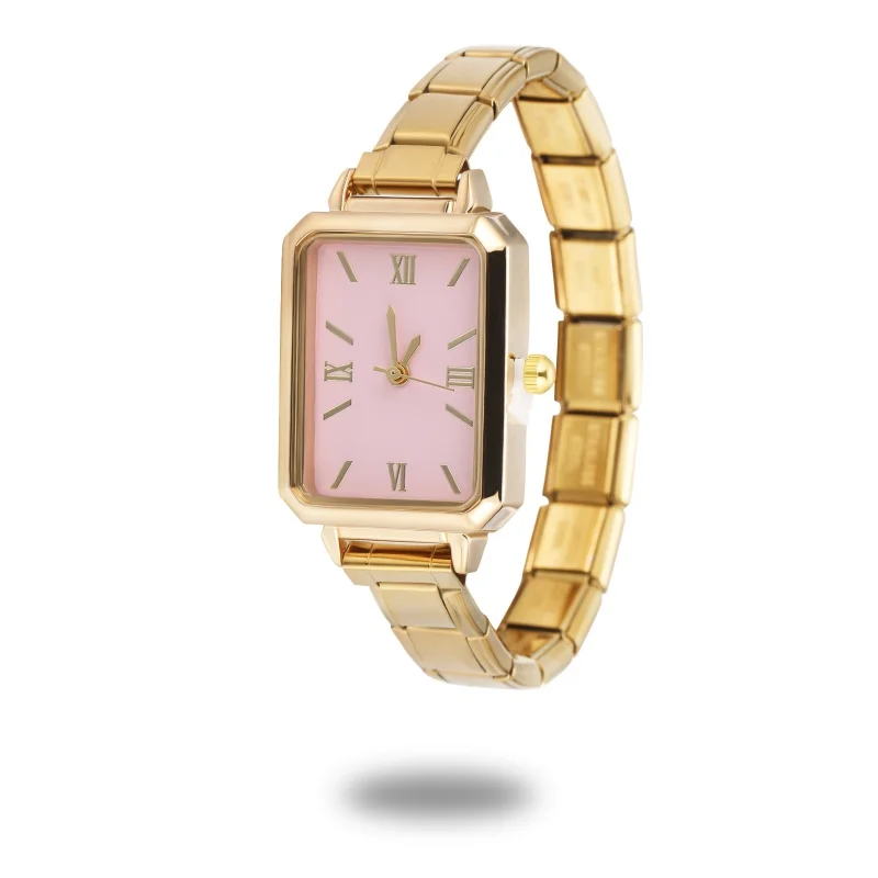 Unisex 9mm Stainless Steel Watch with Italian Elastic Charm – Chain - Image 17