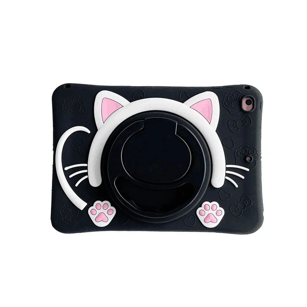 Cartoon Astronaut Case for iPad 6th / 5th Generation 9.7 inch 2018/2017 iPad Air 2 Case Rotating Kickstand Silicone Case Kids - Image 11