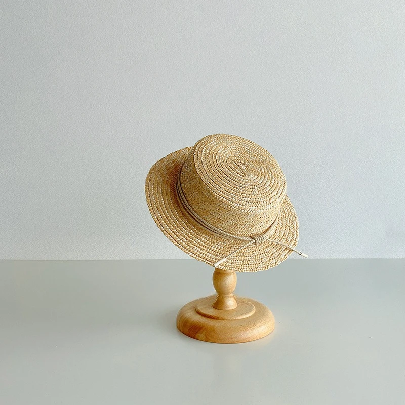 Straw Summer Kids Sun Hat with Wide Brim and Adjustable Strap, 48-52 cm - Image 16