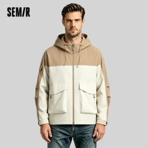 Semir Men's Autumn Waterproof Hooded Jacket