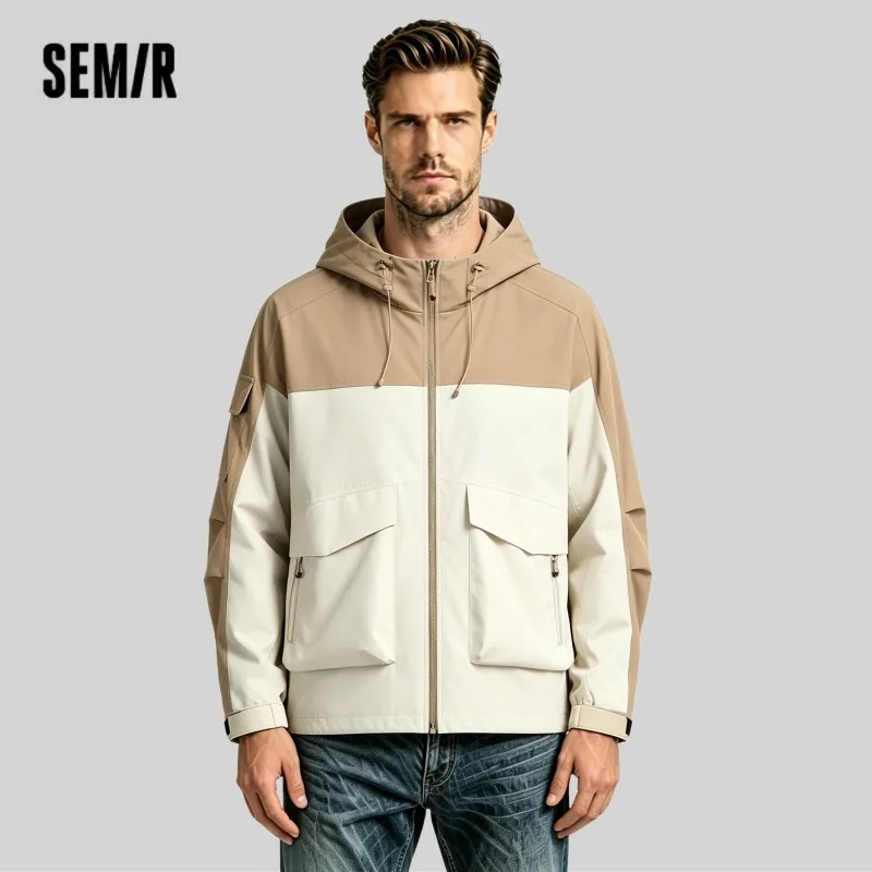 Semir Men’s Autumn Waterproof Hooded Jacket