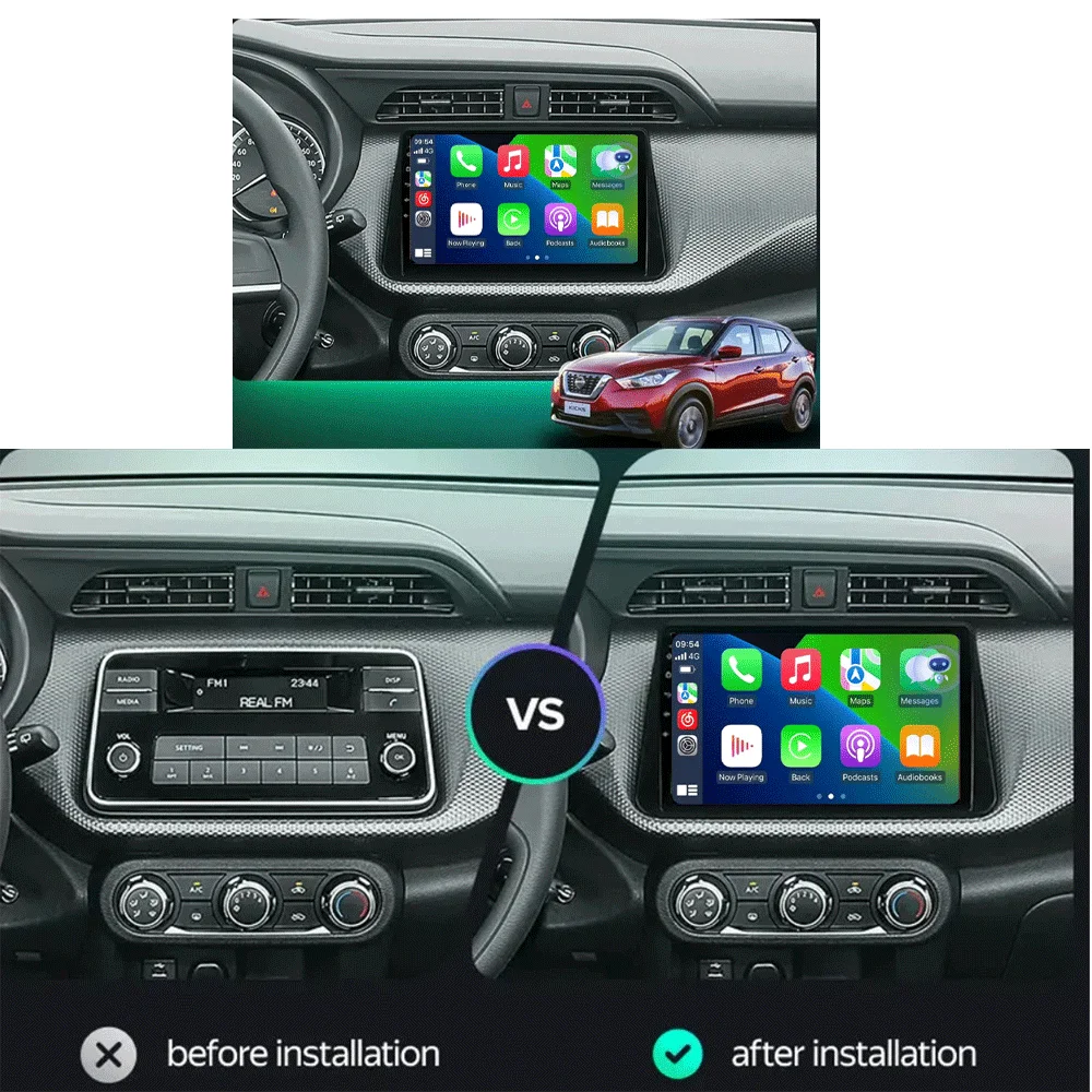 Android 16 For Nissan Kicks P15 2017 - 2021 Car Radio Multimedia Video Player Navigation Stereo GPS Autoradio Carplay NO DVD - Image 2