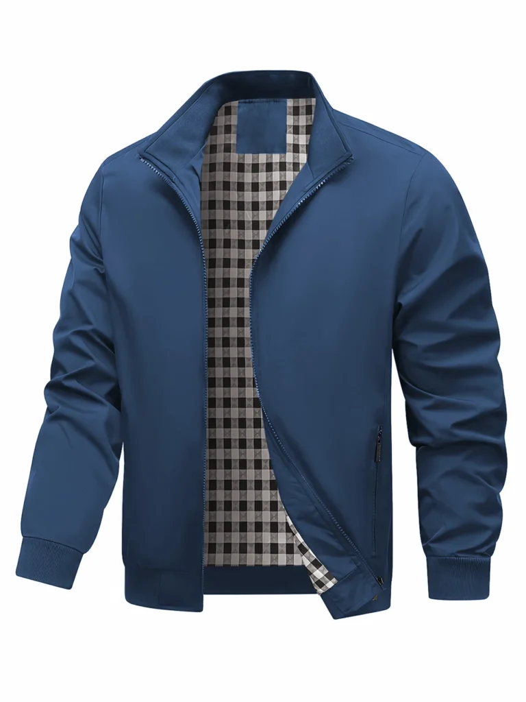 Men's Lightweight Zip-Up Casual Jacket