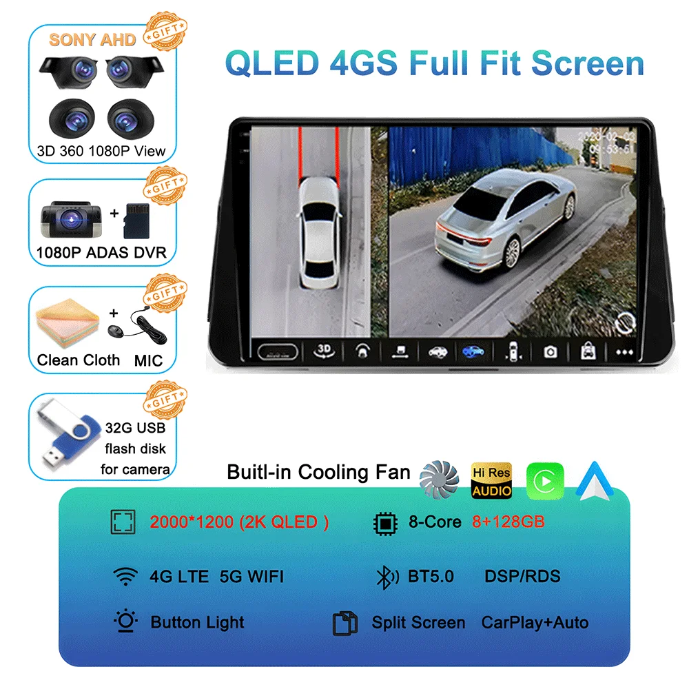 Android 16 For Nissan Kicks P15 2017 - 2021 Car Radio Multimedia Video Player Navigation Stereo GPS Autoradio Carplay NO DVD - Image 12