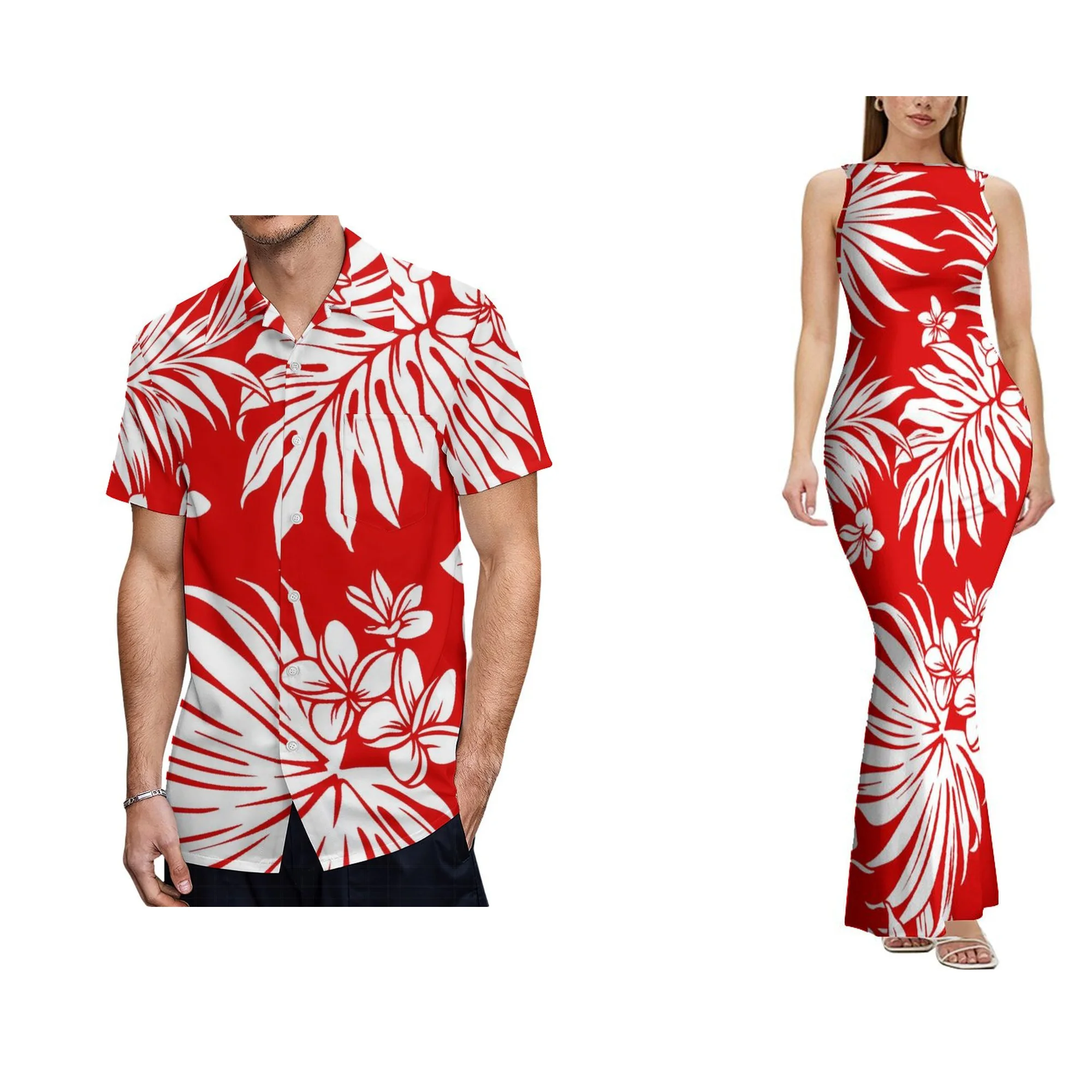 1MOQ Wholesale Custom Bodycon Backless Dress New Zealand Design Women's Boat Neck Sleeveless Design Clothes Polynesian Dress - Image 10