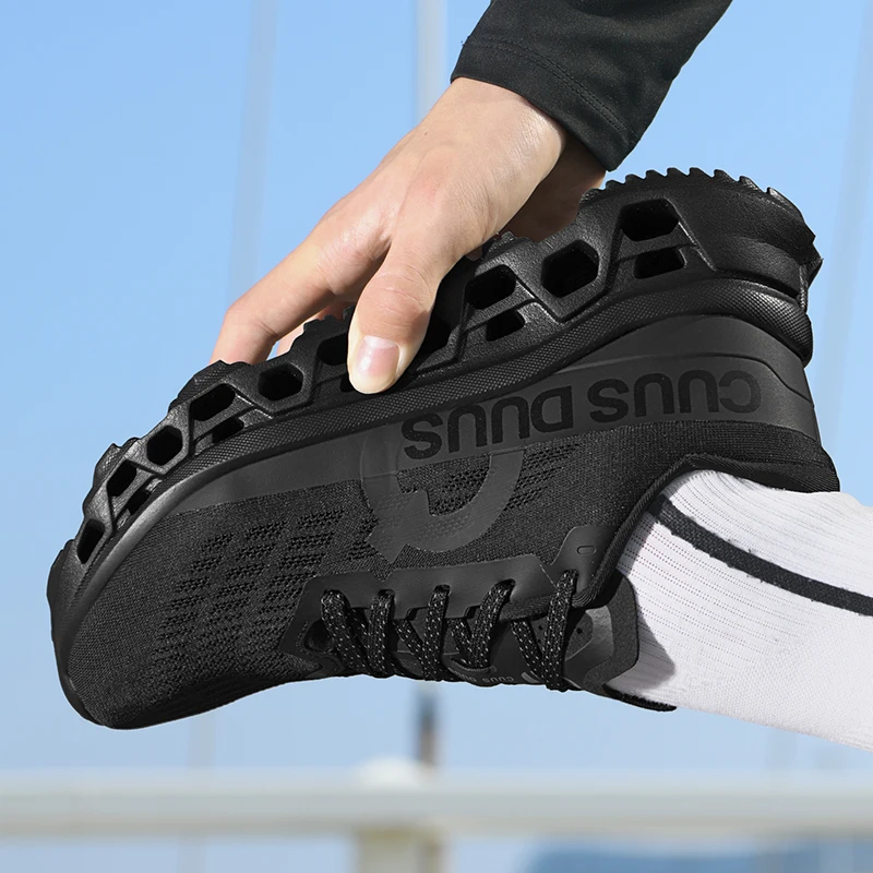 KOYONIT Air Mesh Sneakers – Thick Anti‑Slip Rubber Sole, Height‑Boost - Image 4