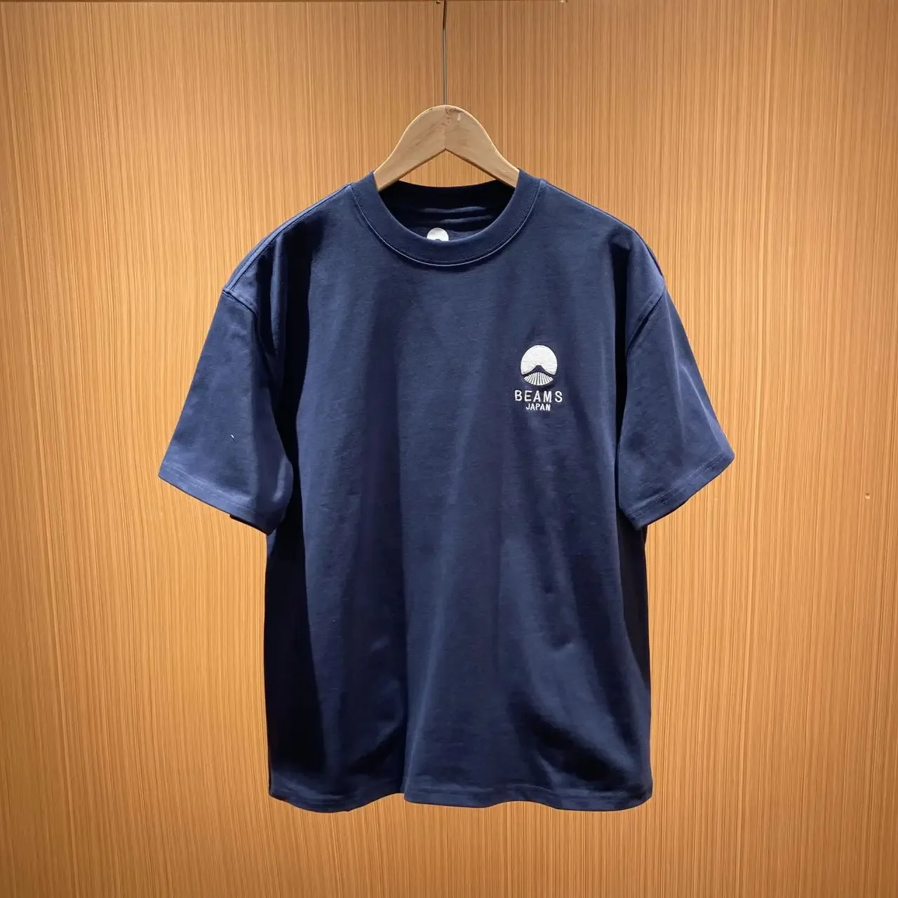 Fuji Mountain Embroidered Cotton Unisex T-Shirt - Image 7