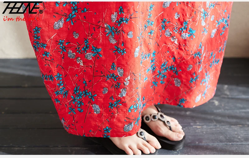 Women Dresses Plus Size Maxi Long Bohemian Para Mujer Summer Elegant Boho V-Neck Floral Print Vintage Dresses Vestidos Femenino - Image 6