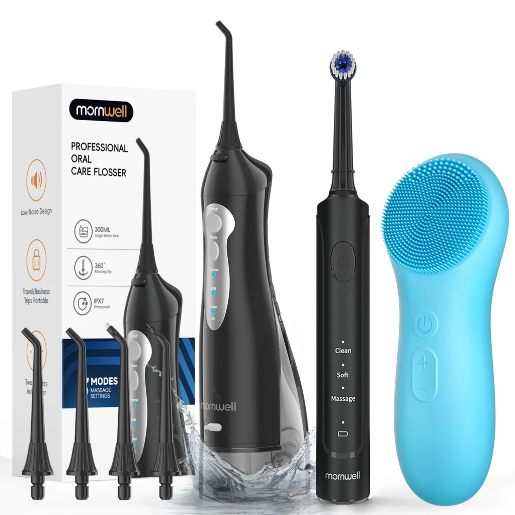 Mornwell Portable Electric Foot Callus Remover – 3‑Speed, USB‑C, IPX6