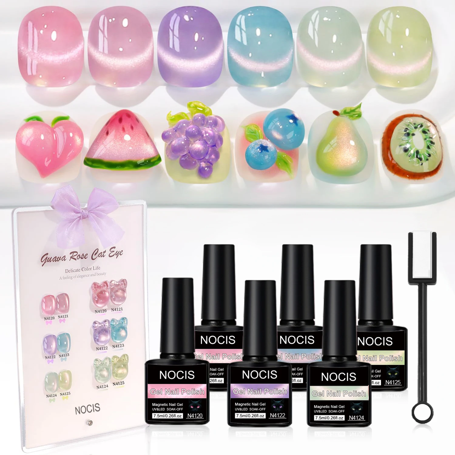 Cat Eye Gel Polish Set with Magnet
