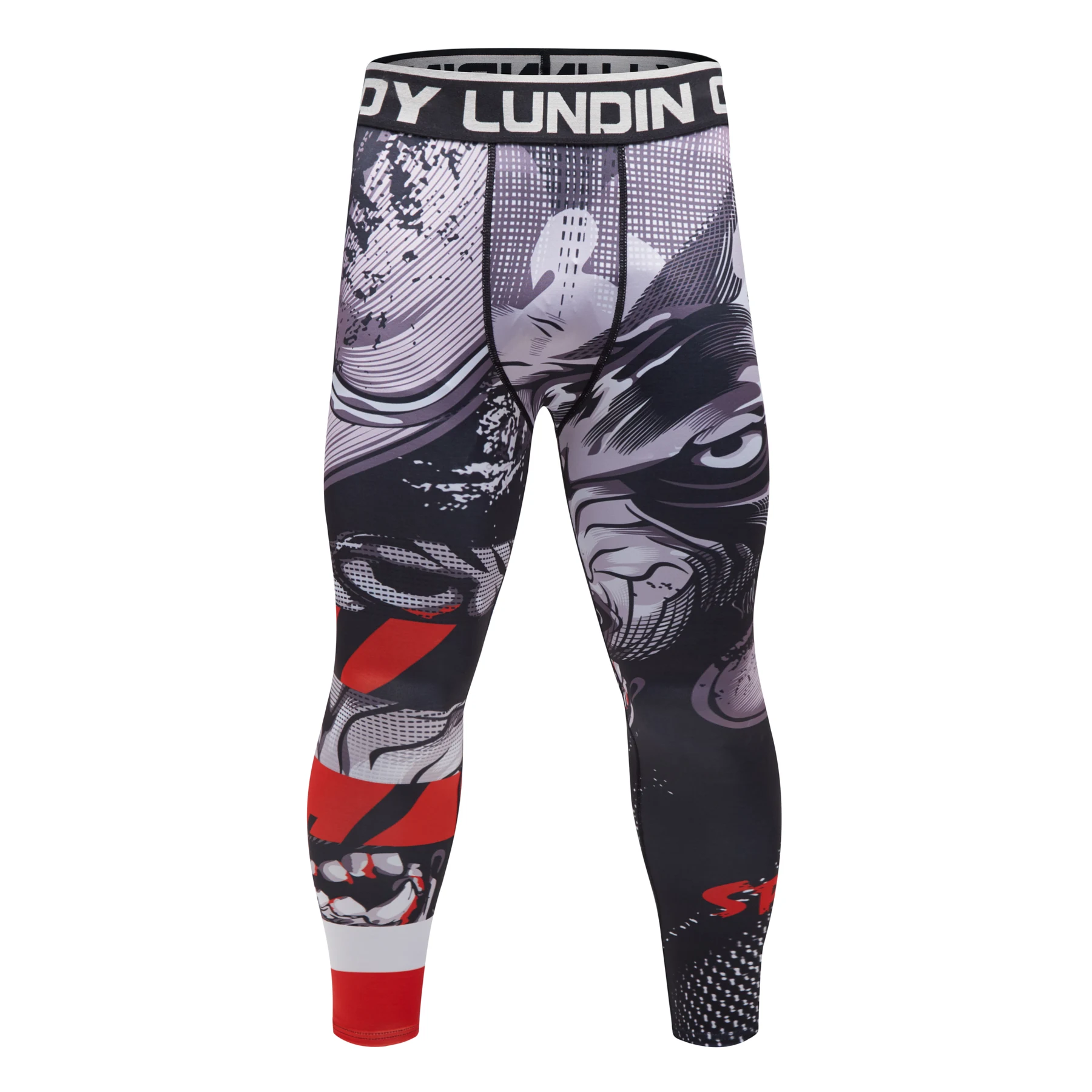 Men's BJJ Spats Leggings - Moisture Wicking Polyester - Image 13