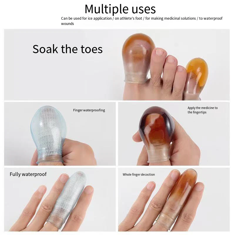 Soft Silicone Toe Sleeves – Anti‑Friction Protectors, Reusable 38×60 mm - Image 3