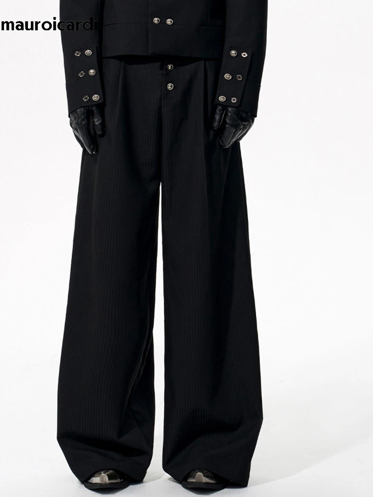 Mauroicardi Men's Wide Leg Polyester Pants - Image 4