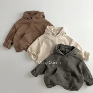 Hoodies Childrens Clothing Boys Girls Sweatshirts Japan Style Children Hooded Pullover New Coat Soild Cool Simple