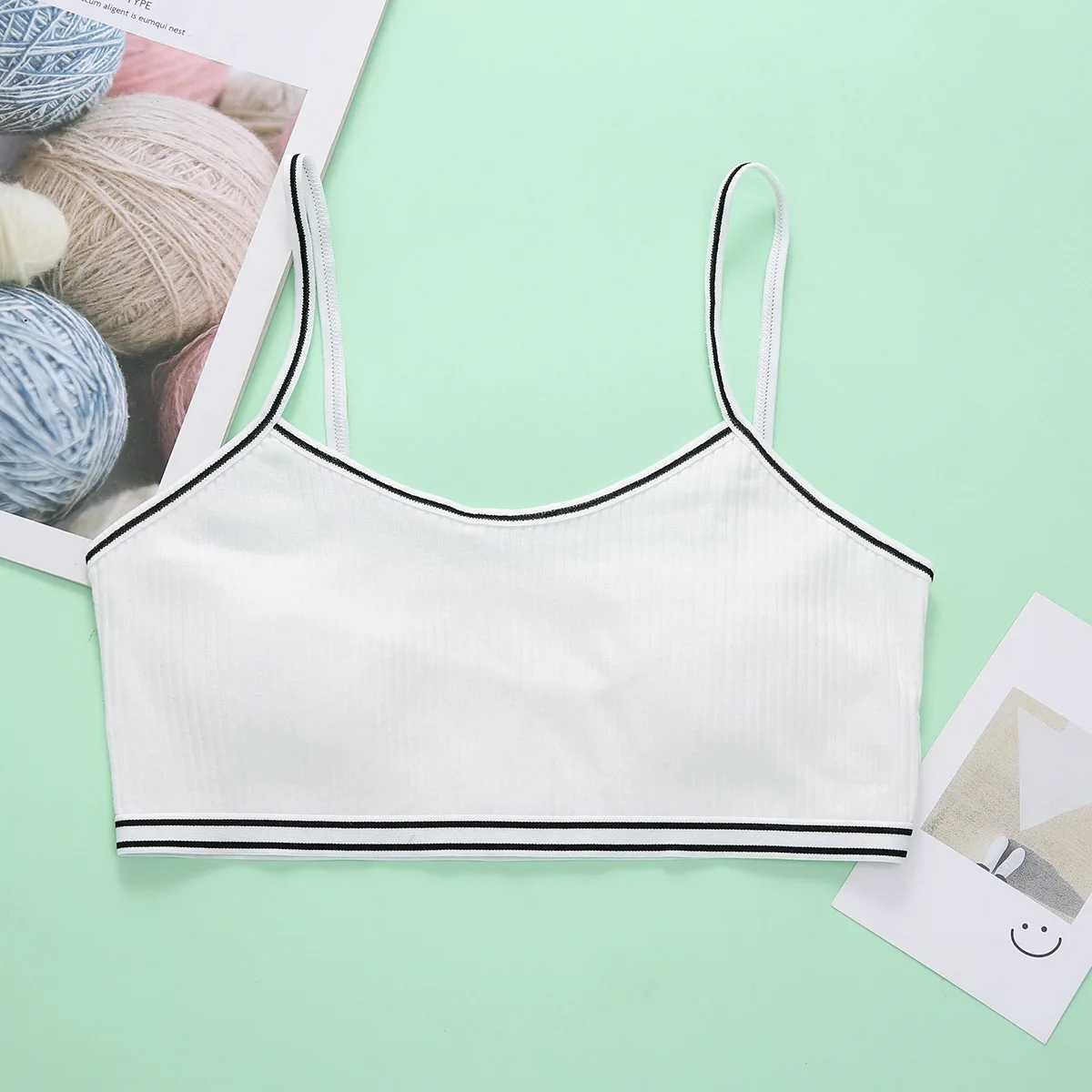 Girls' Cotton Training Bra Vest - Image 2
