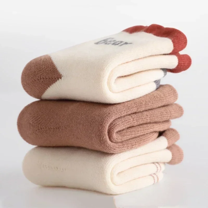 Warm Kids Mid Calf Socks 3 Pairs - Image 5