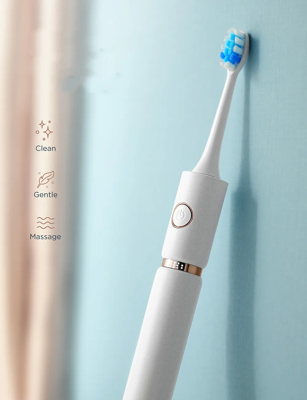 Fairywill Soft Plastic Toothbrush Heads – Compatible with P11, P80 & T9 (4‑16 pcs) - Image 6