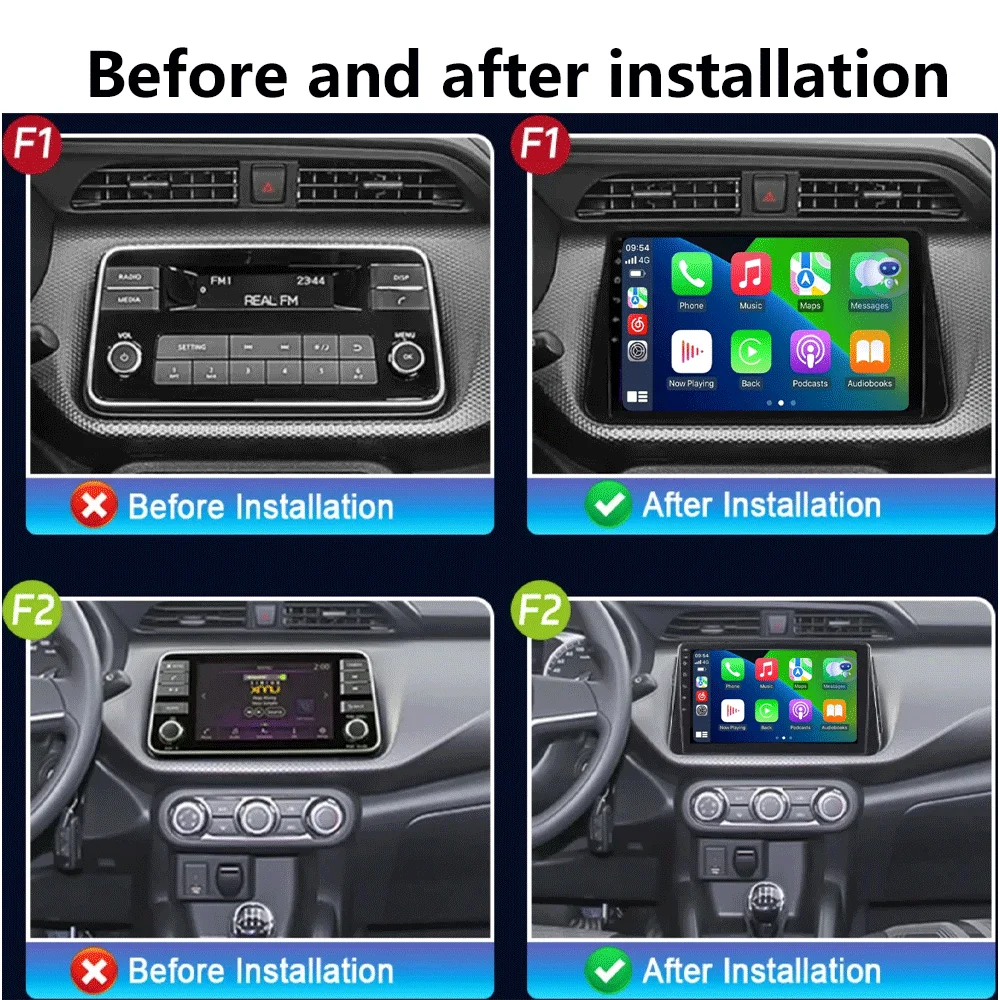 Android 16 For Nissan Kicks P15 2017 - 2021 Car Radio Multimedia Video Player Navigation Stereo GPS Autoradio Carplay NO DVD - Image 3