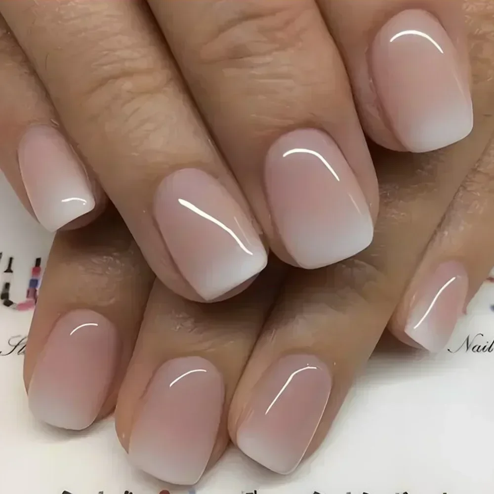 Pink Floral French Press-On Nails - view 3