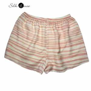 Women's Silk Cotton Striped Shorts