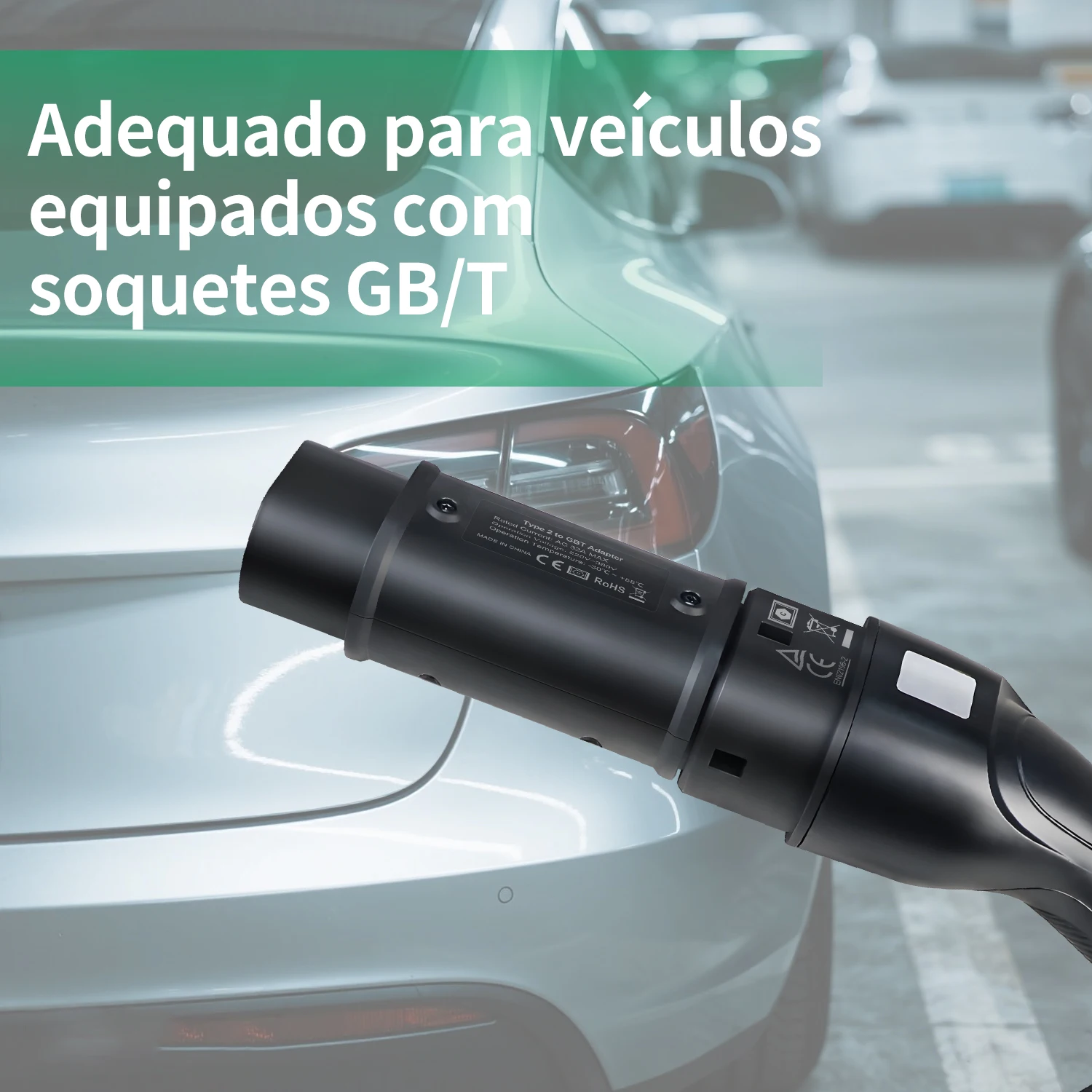 Chiefleed EV Adapter IEC 62196 Type 2 to GBT 32A 22KW/7.2KW EVSE Charger Connector Electric Vehicle Cars Charging Converters - Image 5