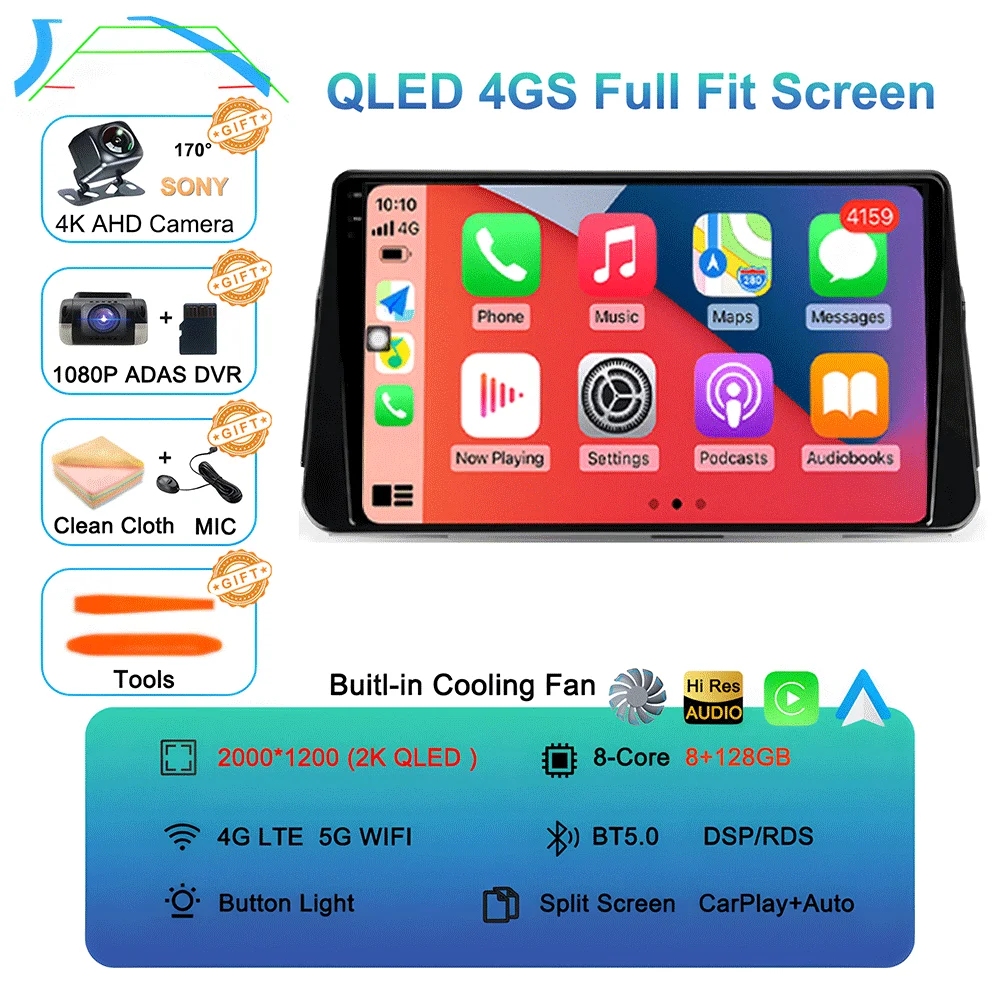 Android 16 For Nissan Kicks P15 2017 - 2021 Car Radio Multimedia Video Player Navigation Stereo GPS Autoradio Carplay NO DVD - Image 13