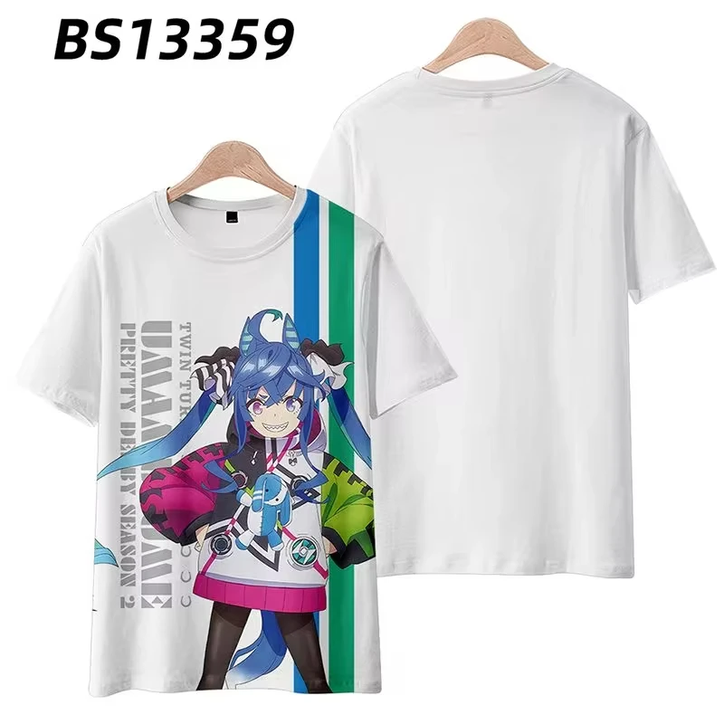 Anime Umamusume: Pretty Derby Cosplay T Shirt Women Men Summer O-neck Short Sleeve Funny Kids Tshirt Graphic Tees Shirts - Image 13