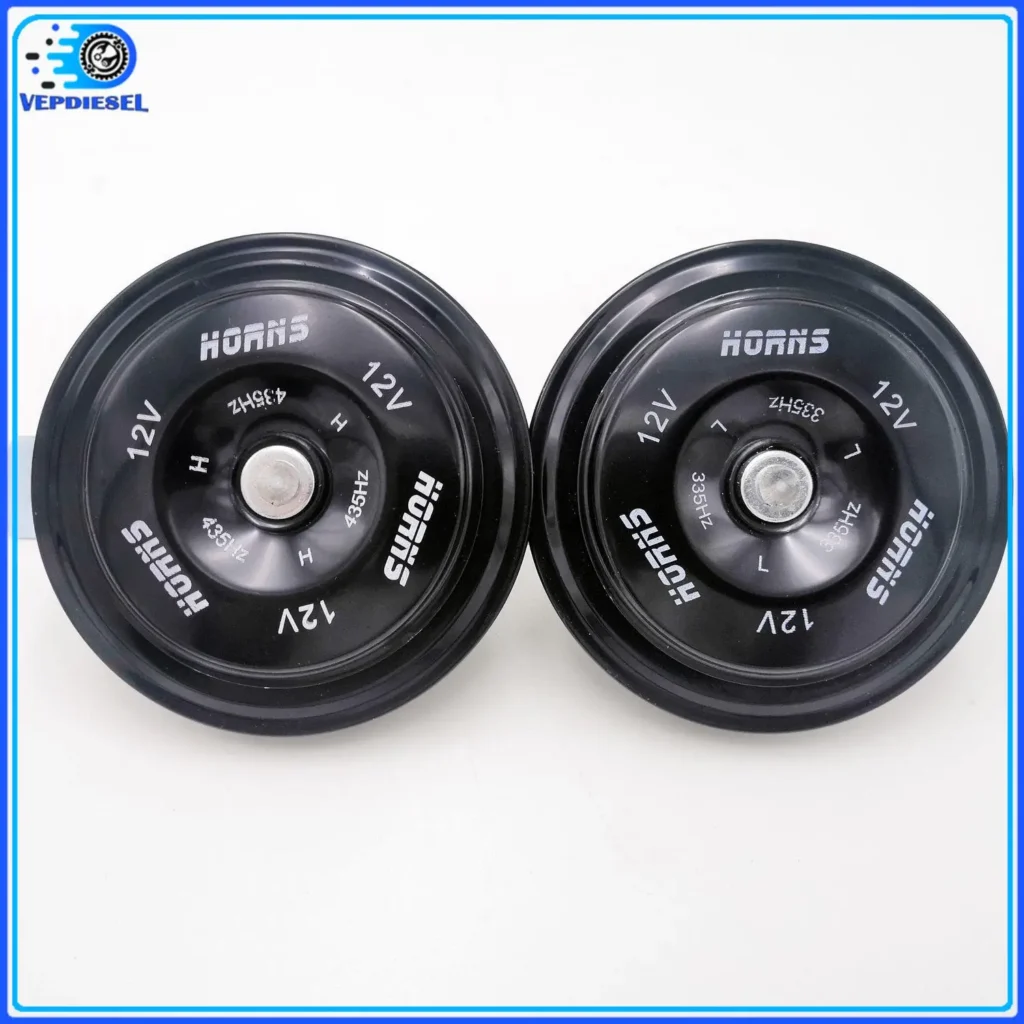 12V 300DB Loud Car Horn Electric Snail Train Horn Super Loud Waterproof Horns Siren for Universal Motorcycle Car Truck SUV Boat