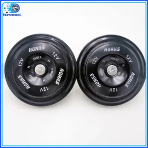 12V 300DB Loud Car Horn Electric Snail Train Horn Super Loud Waterproof Horns Siren for Universal Motorcycle Car Truck SUV Boat