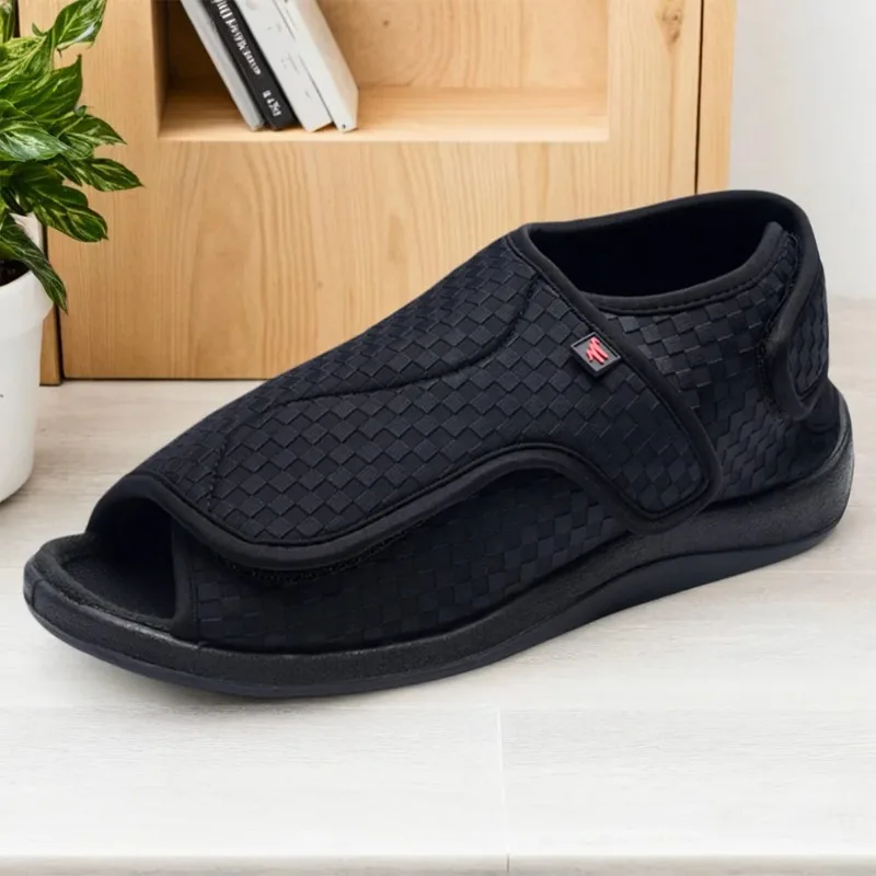 Extra‑Wide Diabetic Sandals, Hook‑Loop Closure, Air‑Mesh, EVA Insole - Image 5