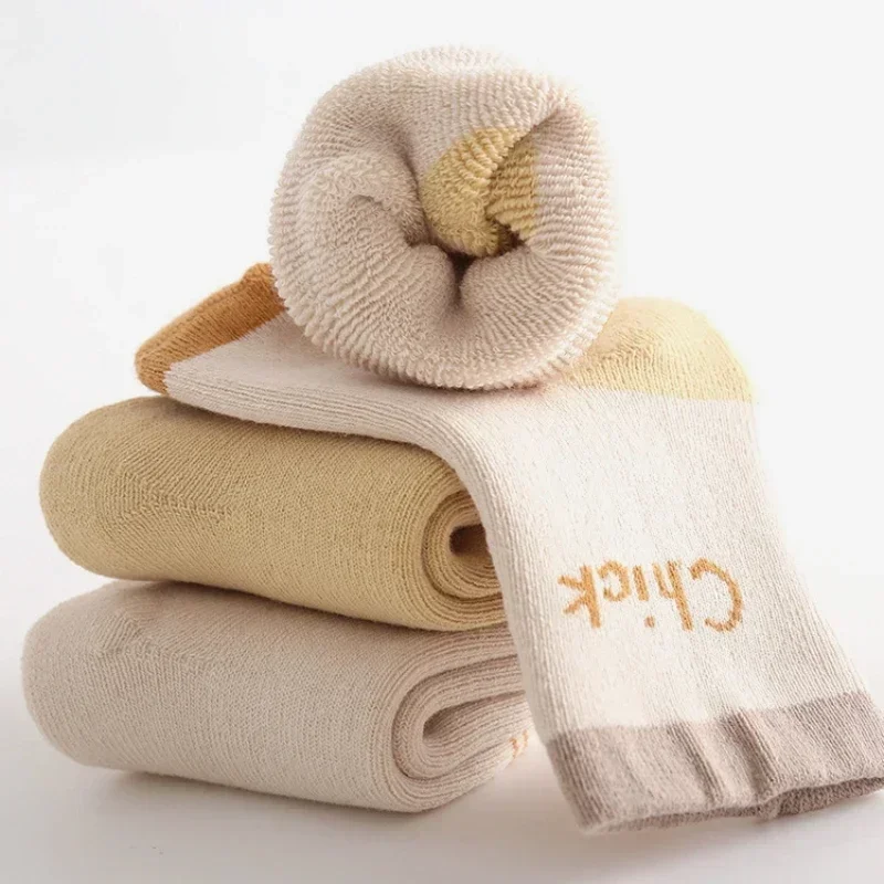 Warm Kids Mid Calf Socks 3 Pairs - Image 3